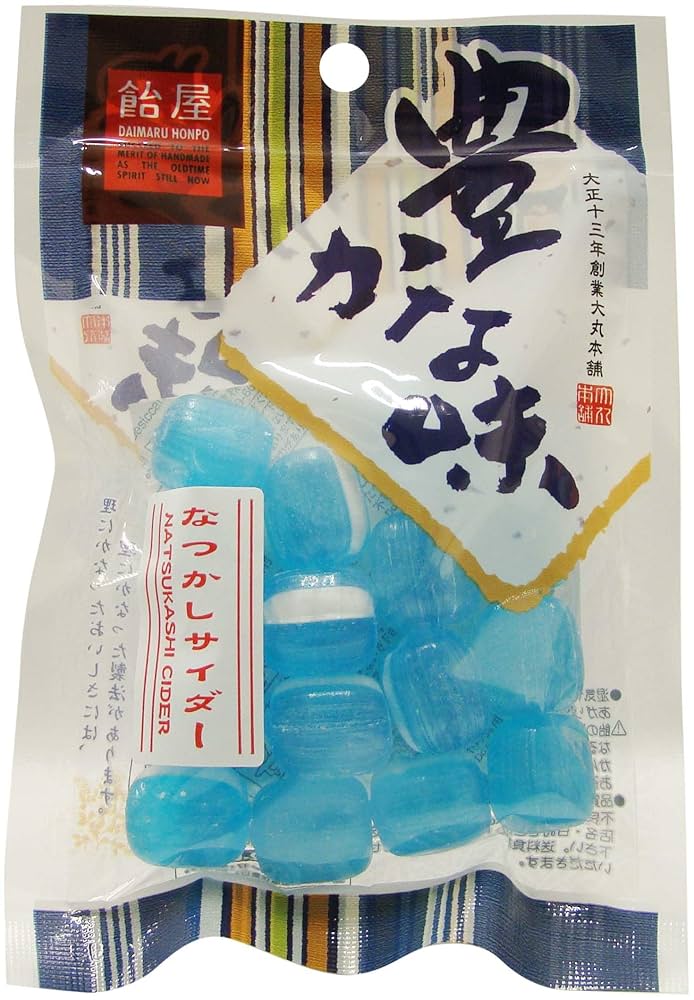 Amazon.co.jp: 大丸本舗 豊かな味なつかしサイダー飴 78g×10個
