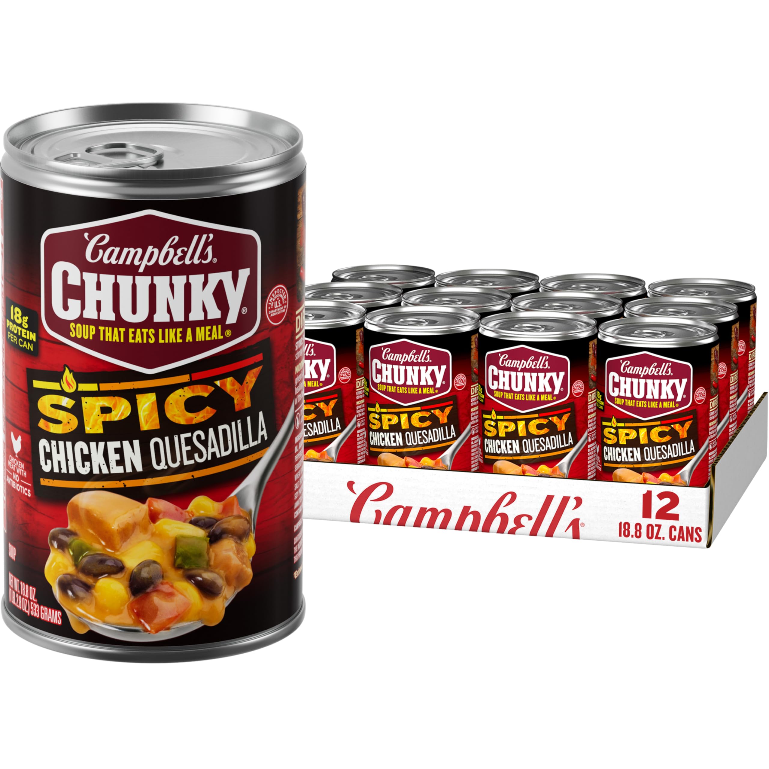 Campbell's Chunky Spicy Chicken Quesadilla Soup