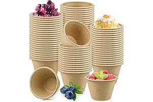 200 oz Biodegradable Paper Bowls - 4 Oz