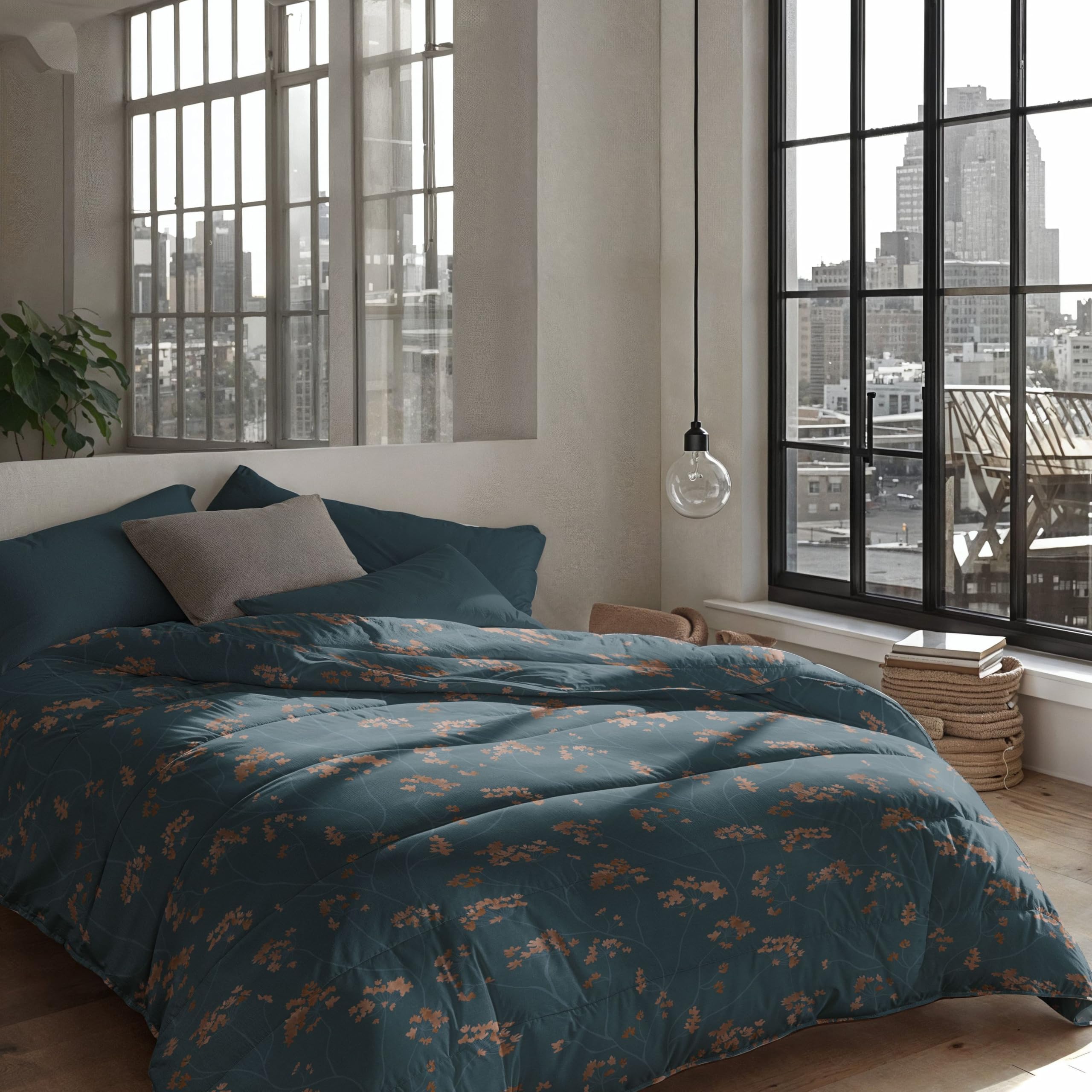 Zelesta Royalbed Bettdecke 4 Jahreszeiten - Waschbare Winter- und Sommer-Duvet ohne Bezug - Anti-Allergene Steppdecke (Majestic, 200x200cm (L))