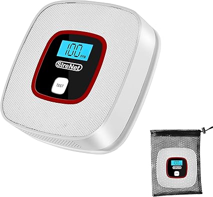 Amazon Co Jp Sirenet 防災用品 キャンプ アラーム 中毒 防止 自宅用 車中泊 キャンプ用 メッシュ袋付き 日本語取扱説明書付 音声案内付き 英語 色 ホワイト ホーム キッチン