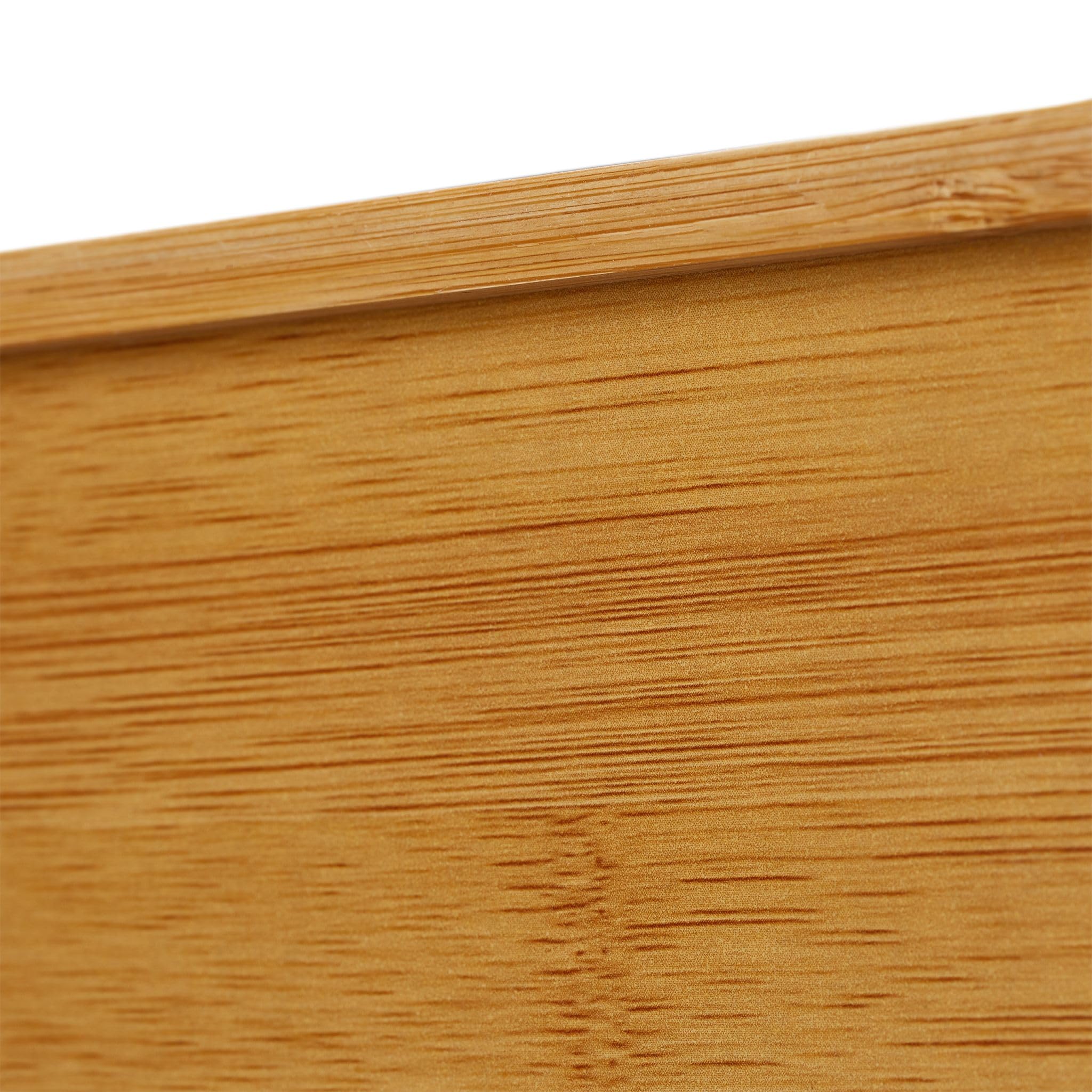 Helloshop26 Scatola portaoggetti multifunzionale soggiorno cucina bagno 14 x 40 x 30 cm in bambù naturale 13_0009737