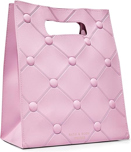 Bath & Body Works Pink Quilt Gift Bag