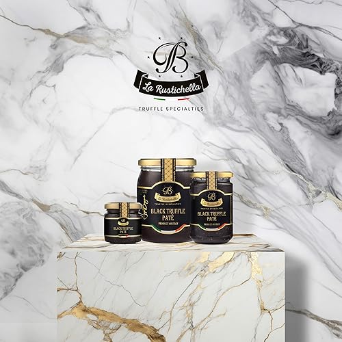 Miniatura 4 de La Rustichella - Paté de trufa negra 17.64 oz (500 gr) - 100% fabricado en Italia Vegano, sin gluten, sin colesterol