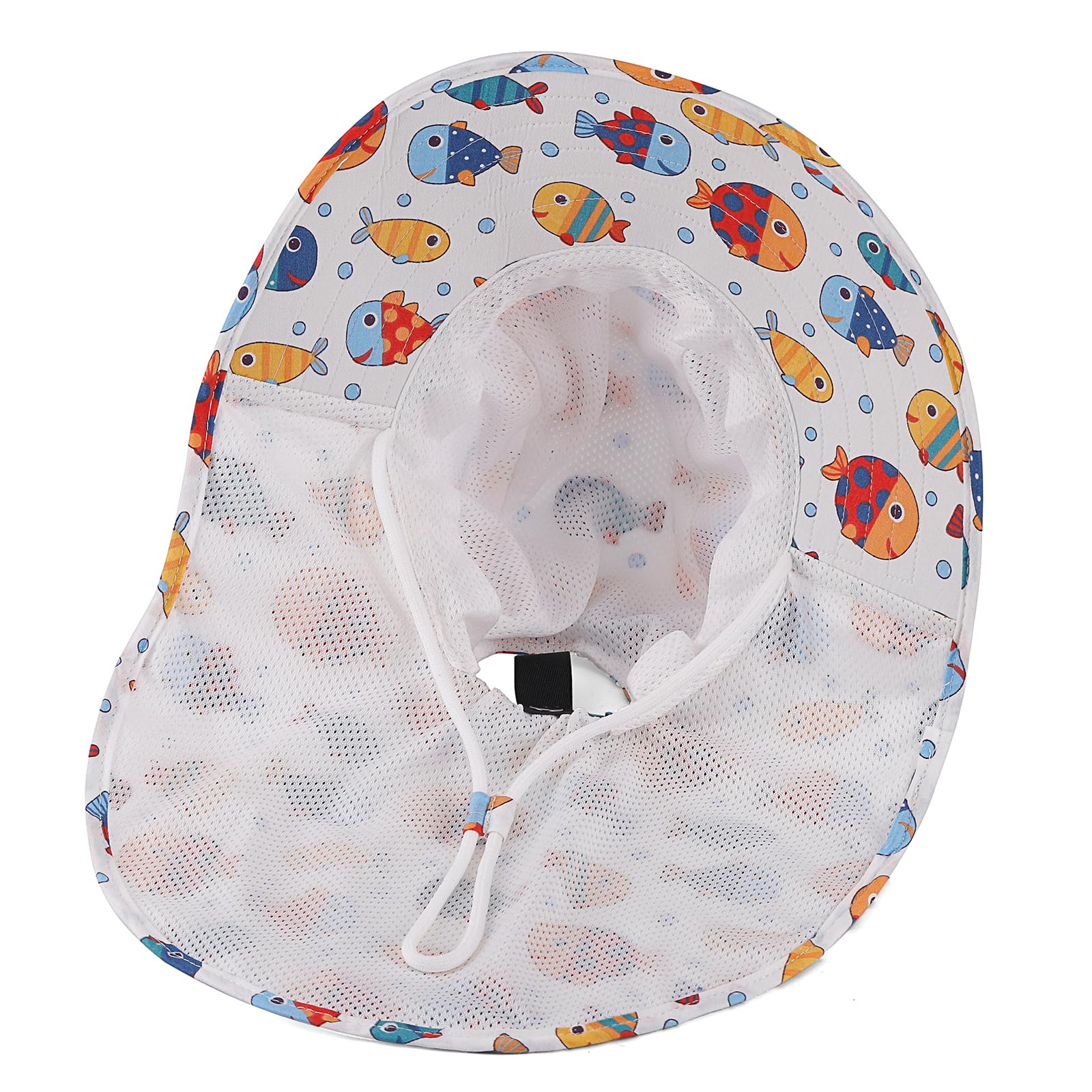 MK MATT KEELY Cappello da Sole Bambini con Visiera Estivo Protezione Nuca Cappellino con Tesa Larga per 2 a 8 Anni Ragazzi Ragazze