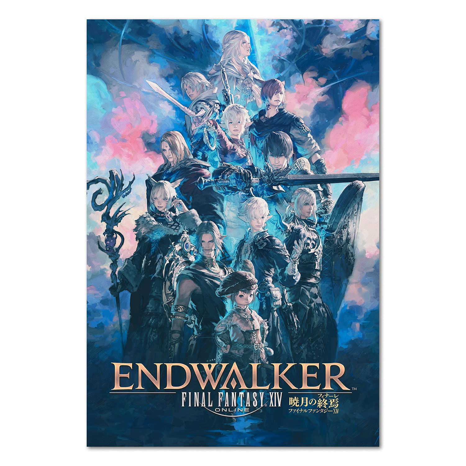 FFXIV B2 ポスター Amazon.com: Final Fantasy XIV (14) Online: Endwalker Poster