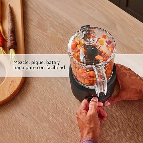 Miniatura 5 de KitchenAid Go™ - Picadora de alimentos inalámbrica - batería vendida por separado, KFCR500, Negro mate NEGRO MATE,Blanco