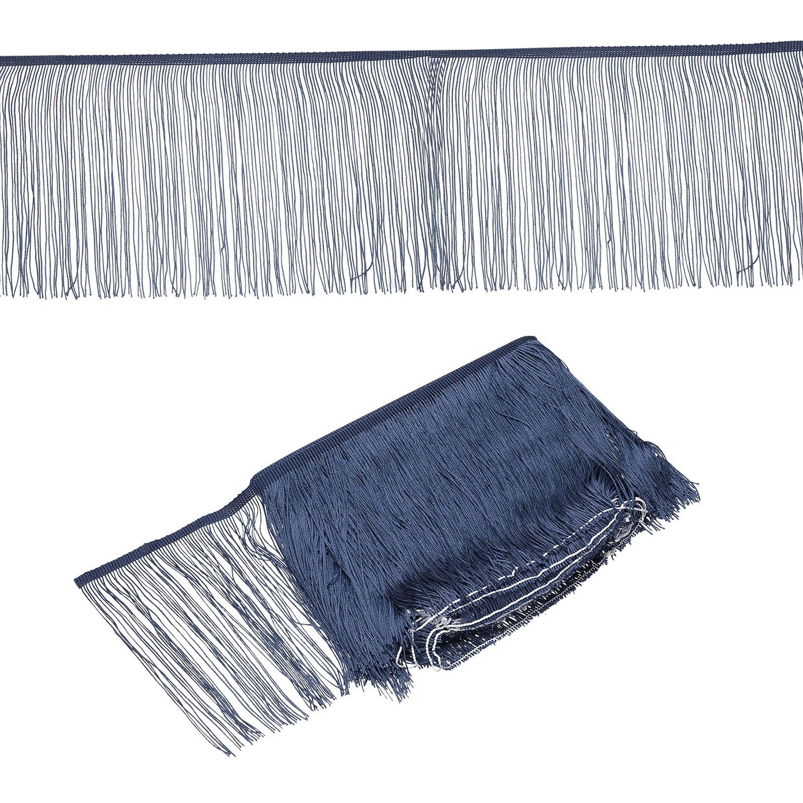 PATIKIL Navy Blue Fringe Trim