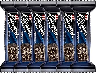 International Turkish Chocolate (Pack of 6) Karam Gurme Dark Chocolate Wafer 50 gram 1.76 oz Total 10.58