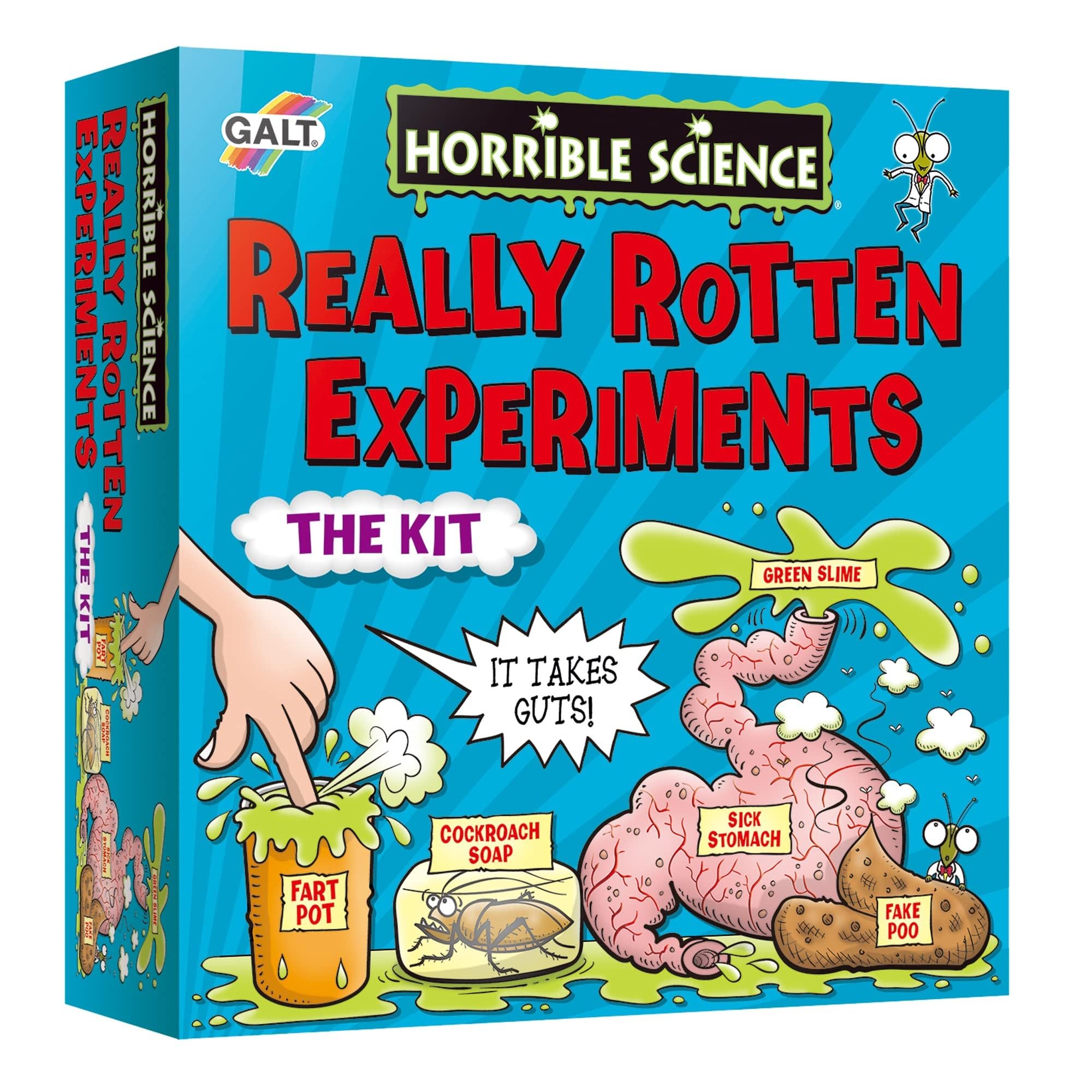 Galt Green Horrible Science Really Rotten Experiments Science Kit For Kids
