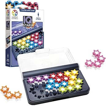 smart games - IQ Stars, Puzzle Game with 120 Challenges, 8+ Years