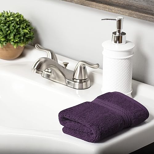 Vista 932 de SUPERIOR - Juego de toallas de algodón egipcio de 28.22 oz/m², incluye 2 toallas de baño, 2 toallas de mano, 2 toallas para la cara, artículos