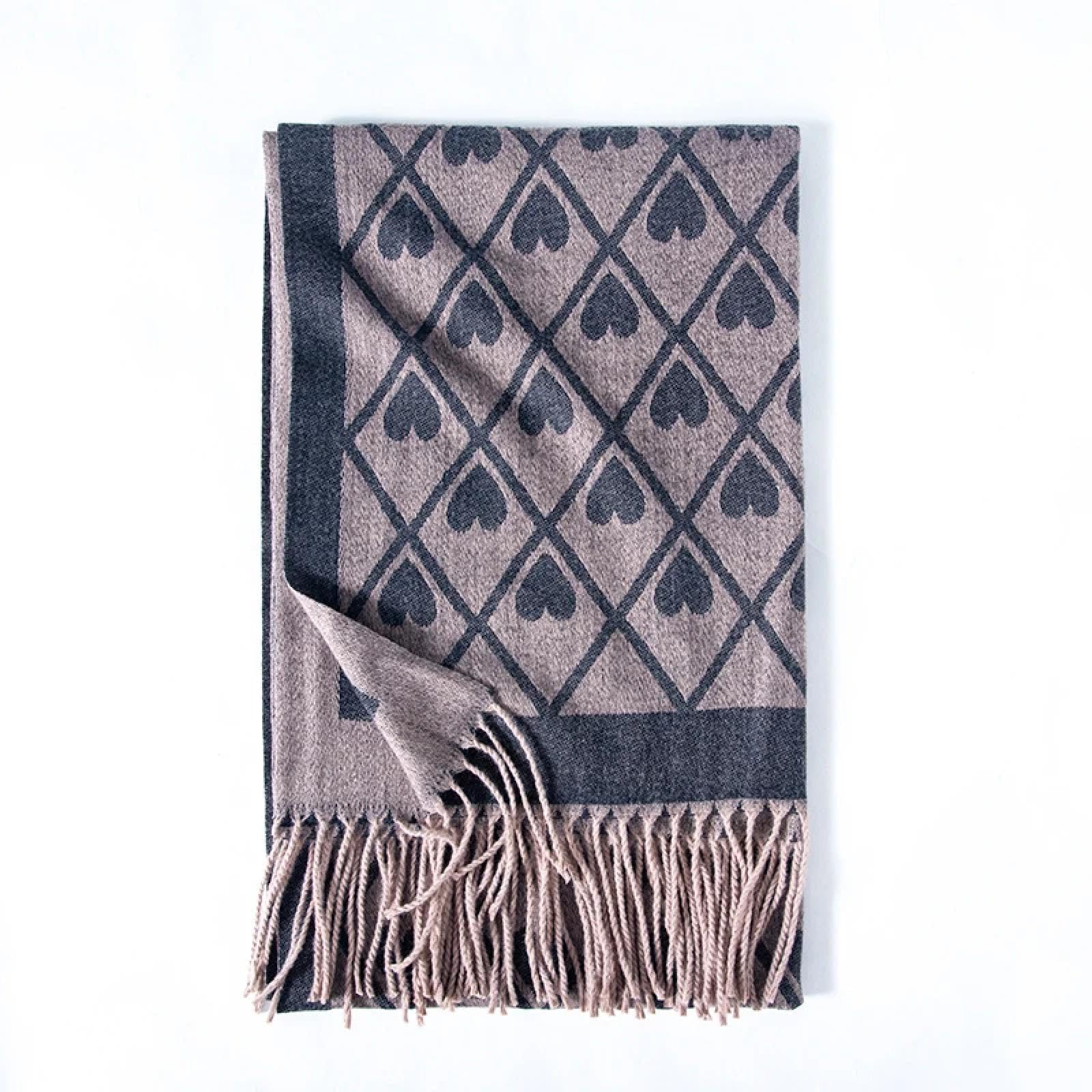 Schals Tücher Halstuch Scarf Damen Schal Winter Vintage Liebhaber Schal Wickelschal Unisex