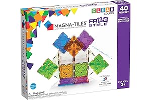 Magna-Tiles Freestyle 40-Piece Construction Set: Limitless Creativity