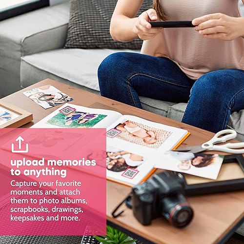 Miniatura 6 de Adhesivo personalizado de grabación de video, las calcomanías de código QR de spokenote te permiten añadir videos personalizados a cualquier cosa