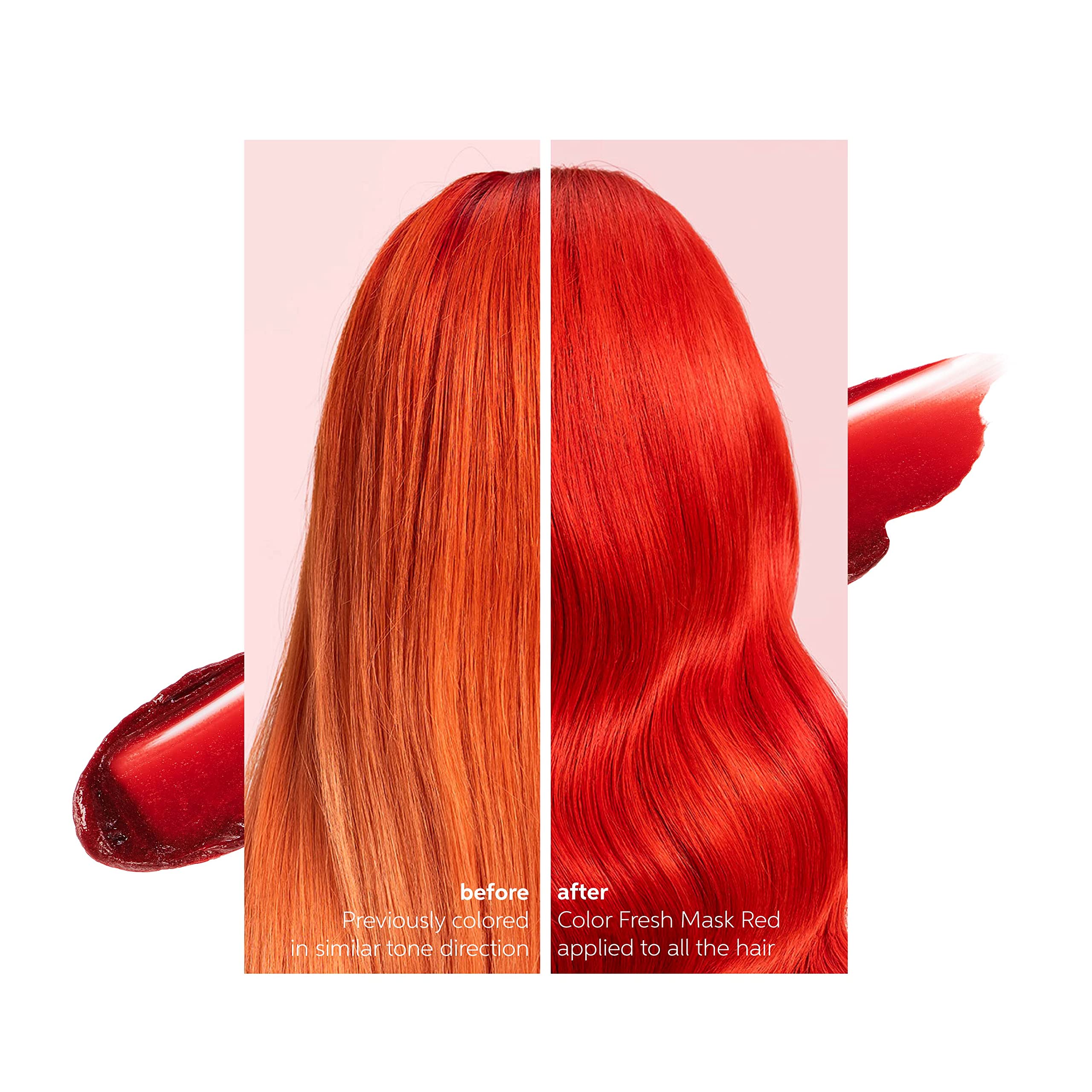 Wella Color Fresh Mask, Lebendige Farbtöne, temporäre Farbe, beschädigungsfrei, rot