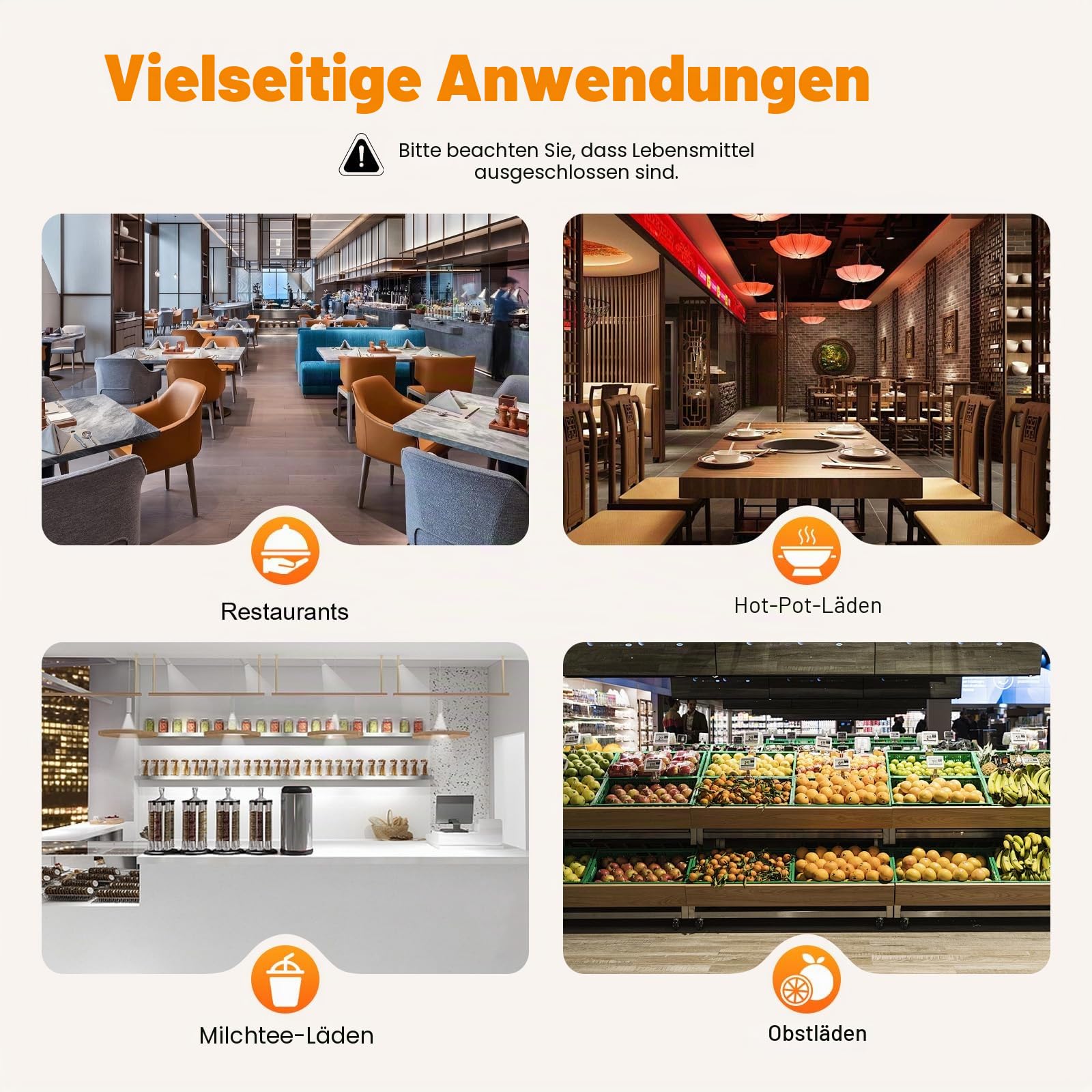 Treeisland Pizza Zutatenbehälter, Edelstahl Gastro Behälter mit Deckel, Beilagenbehälter für Gastro, Küche, Restaurant
