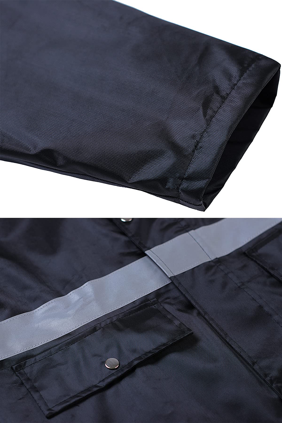 Capa de Lluvia Chubasquero con Capucha Impermeables Chaquetas Poncho de Lluvia Gabardinas Abrigos impermeables con Tiras Reflectantes