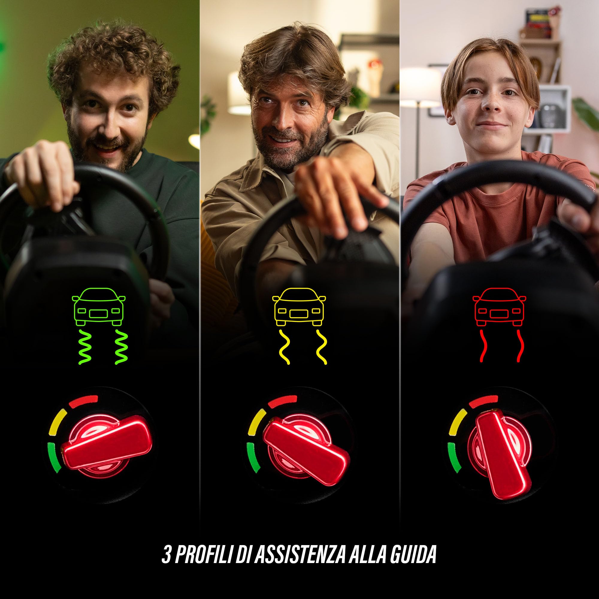Thrustmaster T248 Ferrari 296 GTS – Volante da Corsa per Xbox Series X|S, Xbox One e PC – Replica Ufficiale Ferrari – Tecnologia Bungee Cord – Selettore Manettino – Include Pedaliera Magnetica T2PM - 5