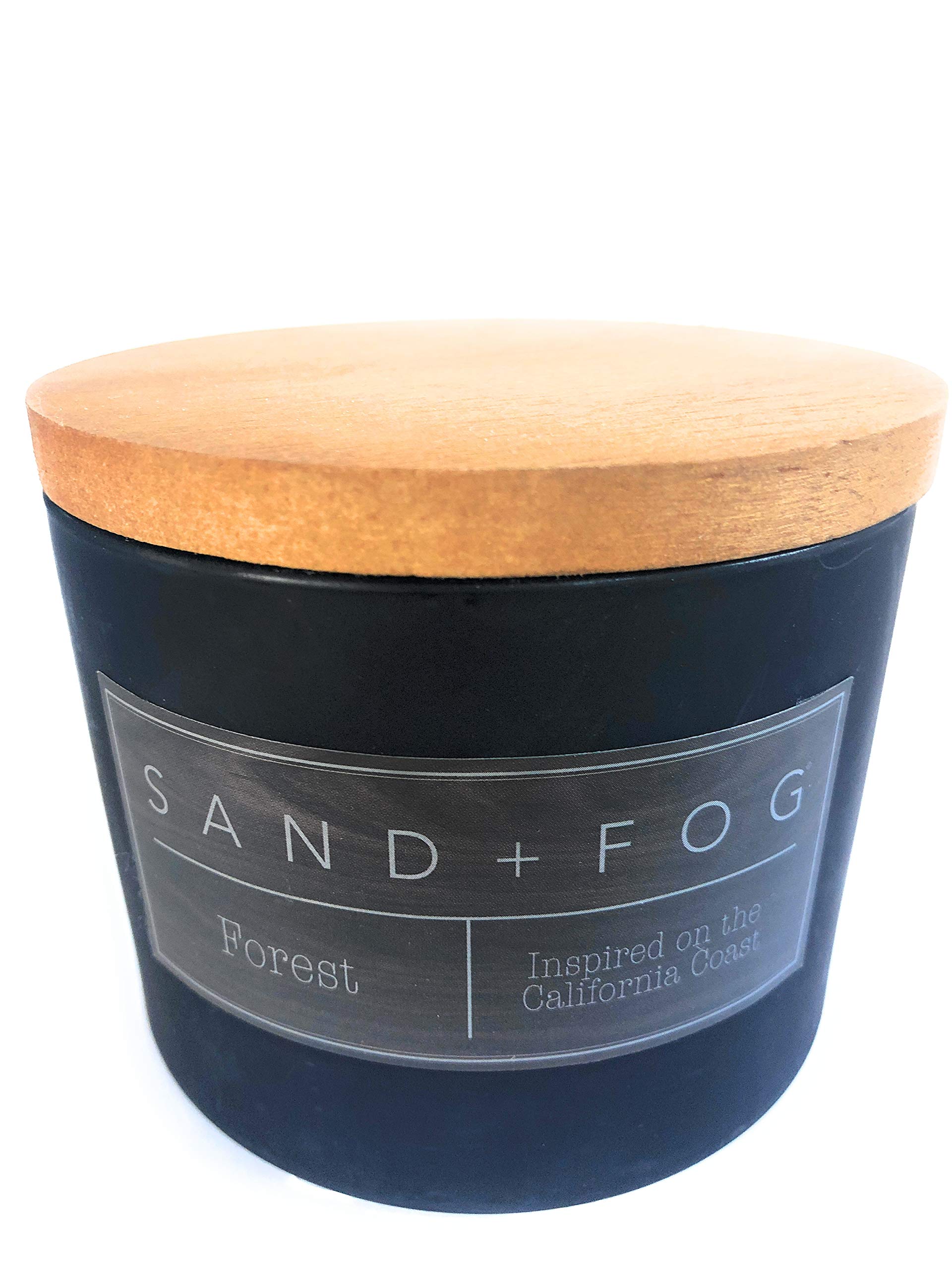 Sand And Fog Forest Double Wick Candle with Lid 12 Oz Candles Home