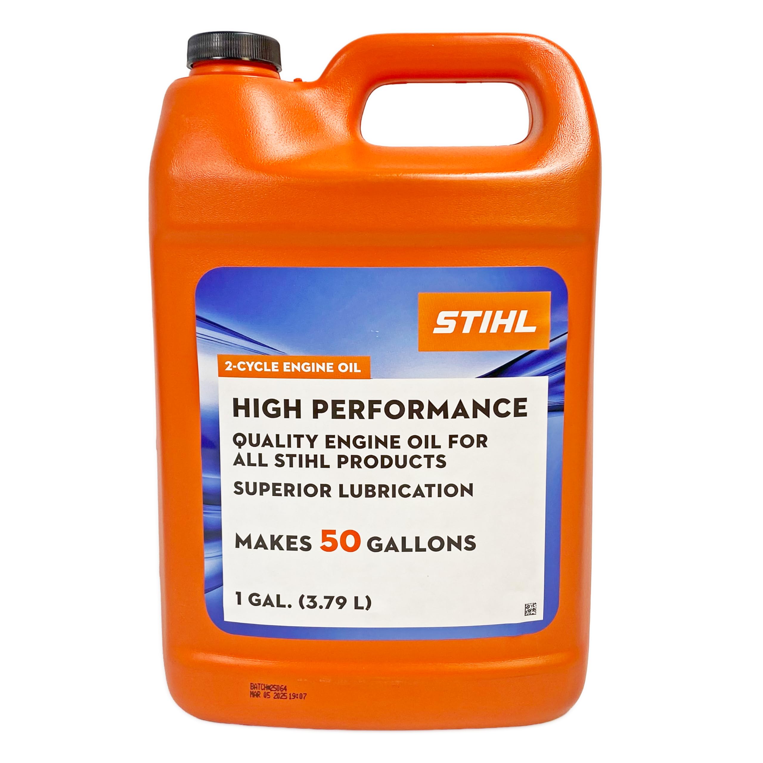 High Performance HP 2-Cycle Engine Oil - 1 Gallon Jug (128 ounces) Compatible with Stihl, Husqvarna, Echo and More, OEM 0781-319-8908