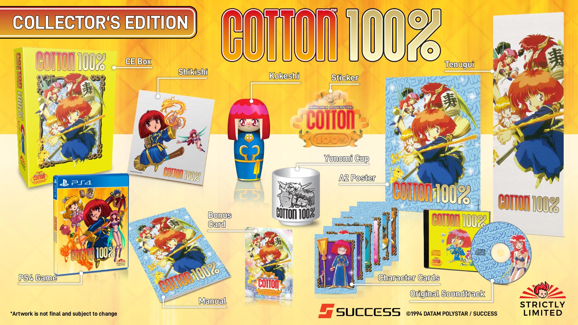 コットン100％　PS4版　コレクターズボックス Amazon.com: Cotton 100% - Collector's Edition (PlayStation 4