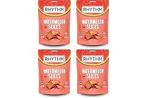 Rhythm Superfoods Dried Watermelon Slices: Sweet and Refreshing Guilt-Free Delights