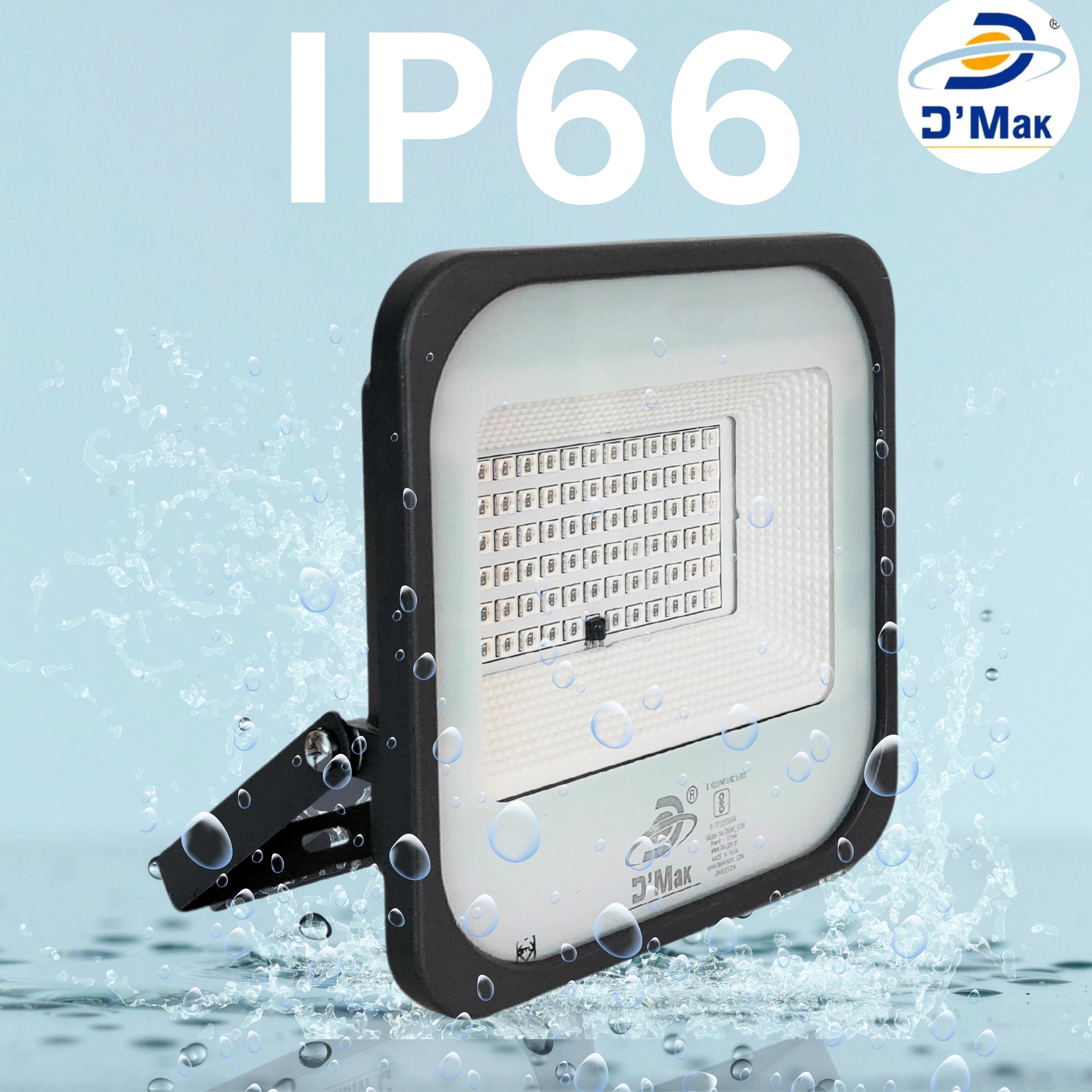 D’Mak 50W RGB Flood Light - Waterproof & Remote Control -4