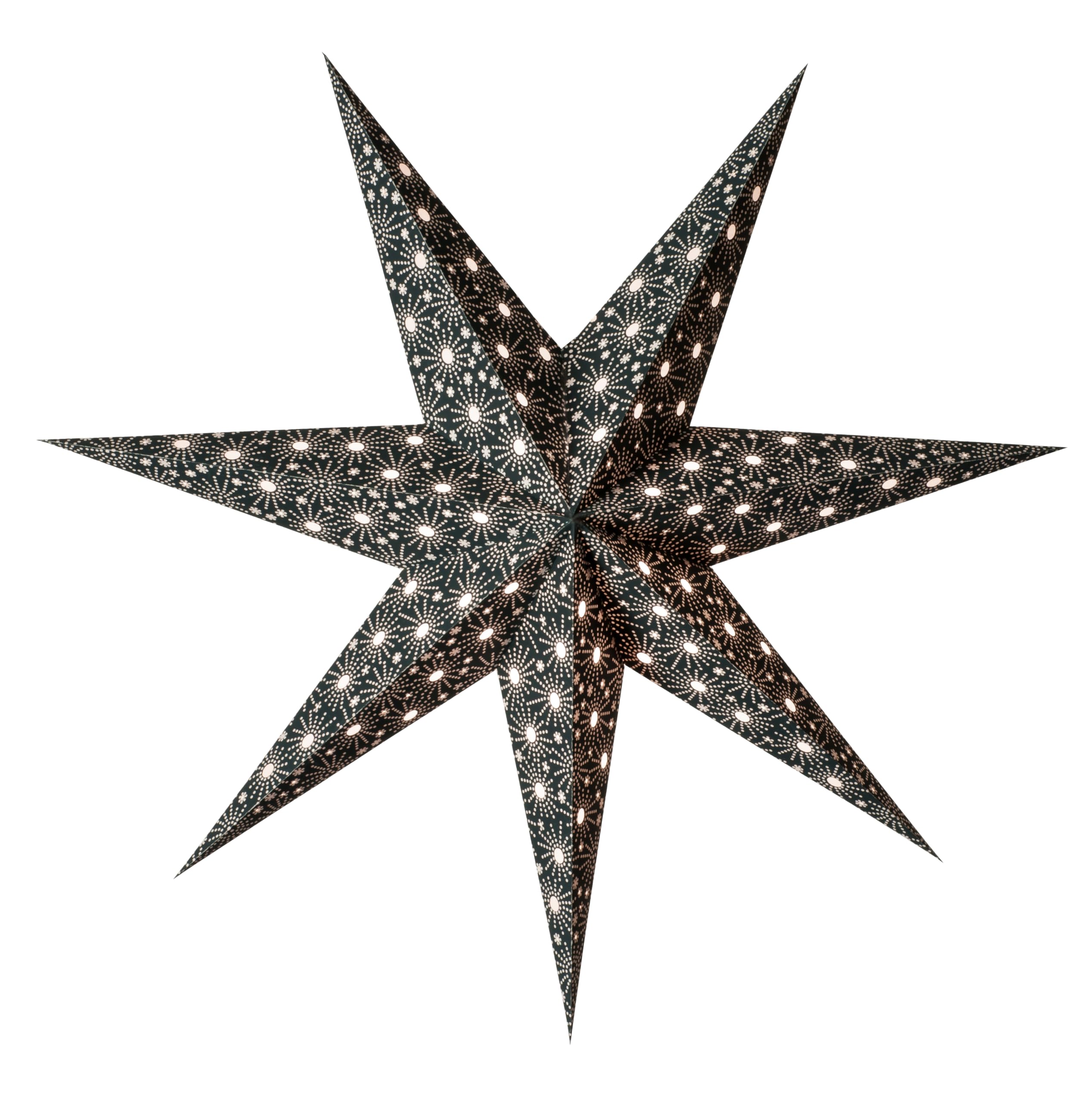 Starlightz Leuchtstern Cristal black – 60 cm Durchmesser (1 Stück)