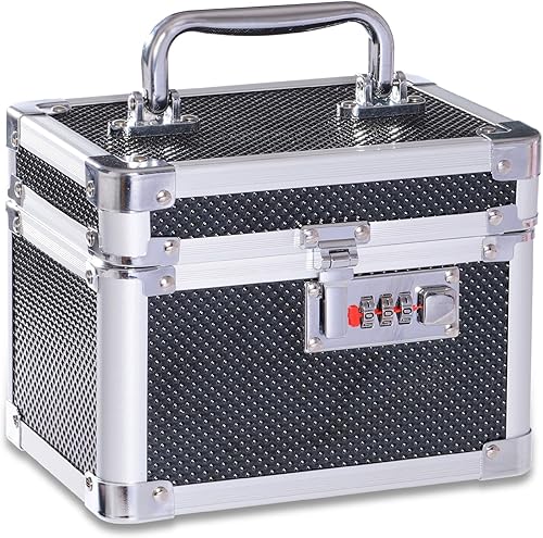 Cajas de bloqueo pequeñas con combinación de medicamentos con código para artículos personales, caja de seguridad de medicamentos para documentos,