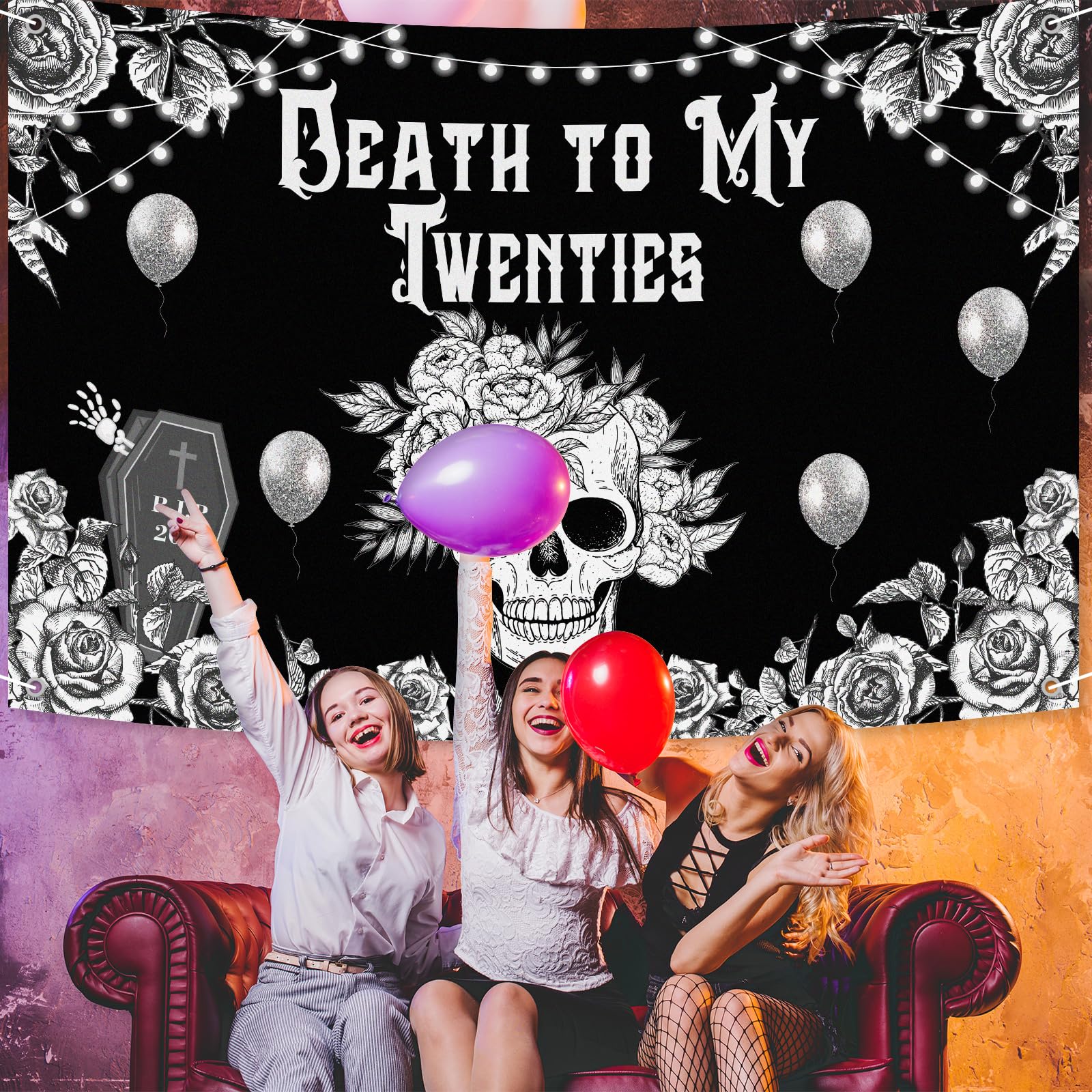 ZenithBurst Death to My 20s Birthday Set - Gafas de sol con