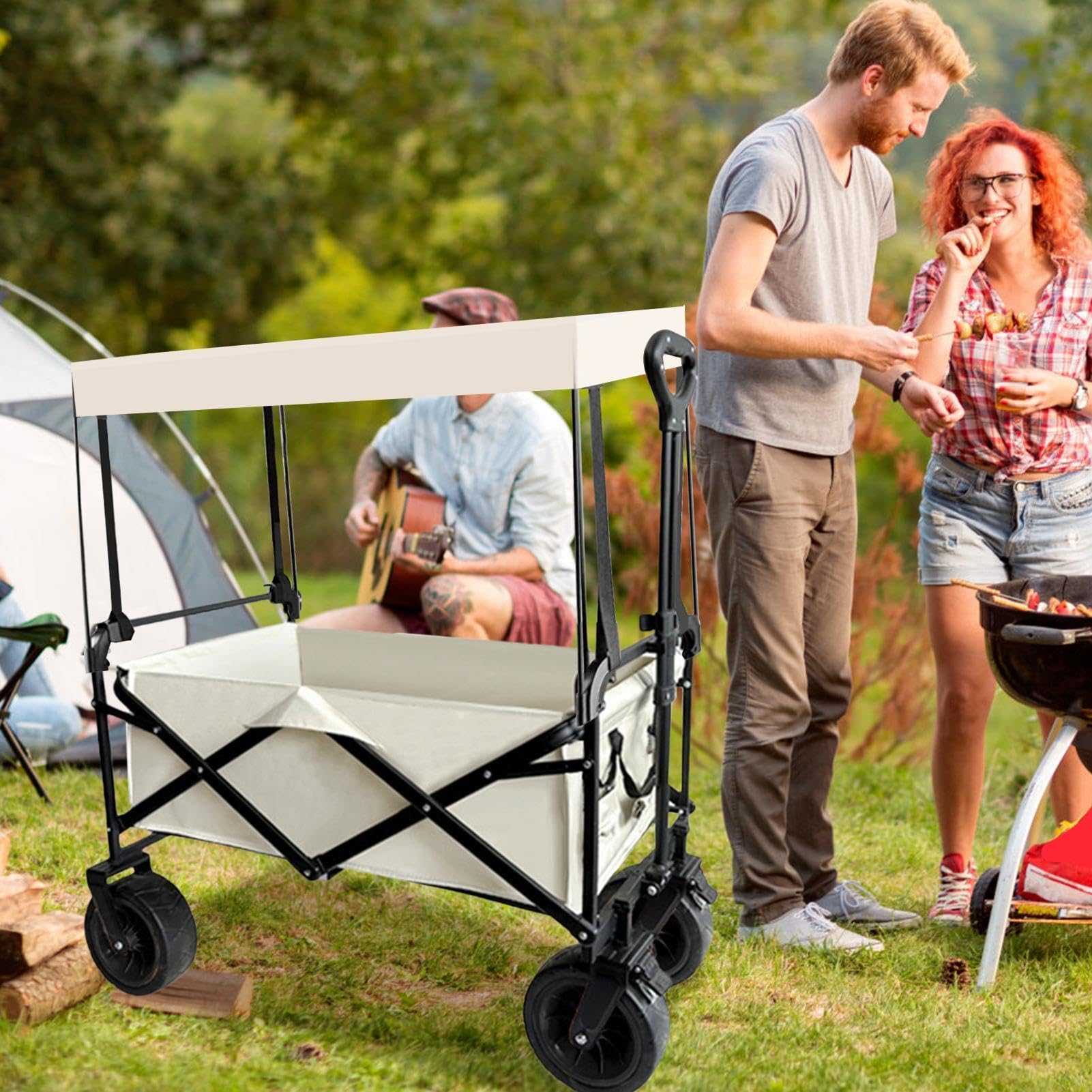 Baldacchino pieghevole – Tenda parasole per golf cart parapioggia
