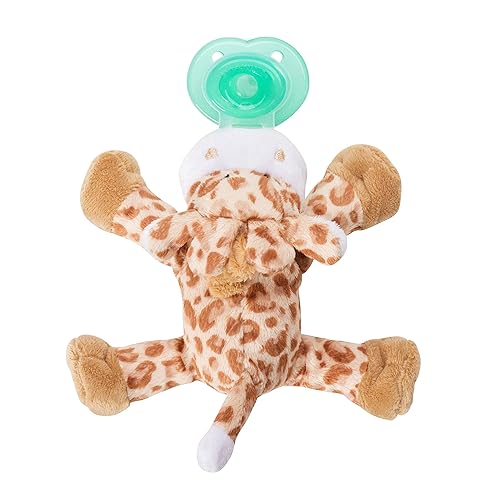 Miniatura 5 de Nookums - Paci-Plushies Buddies - Animalitos de peluche para usar con chupetes de diferentes marcas, adecuado para todas las edades, incluye chupete