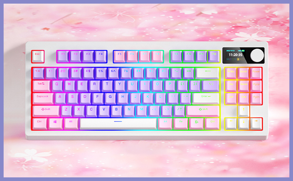 Amazon | OUSEITECH YK830 メカニカルキーボード ゲーミングキーボード  