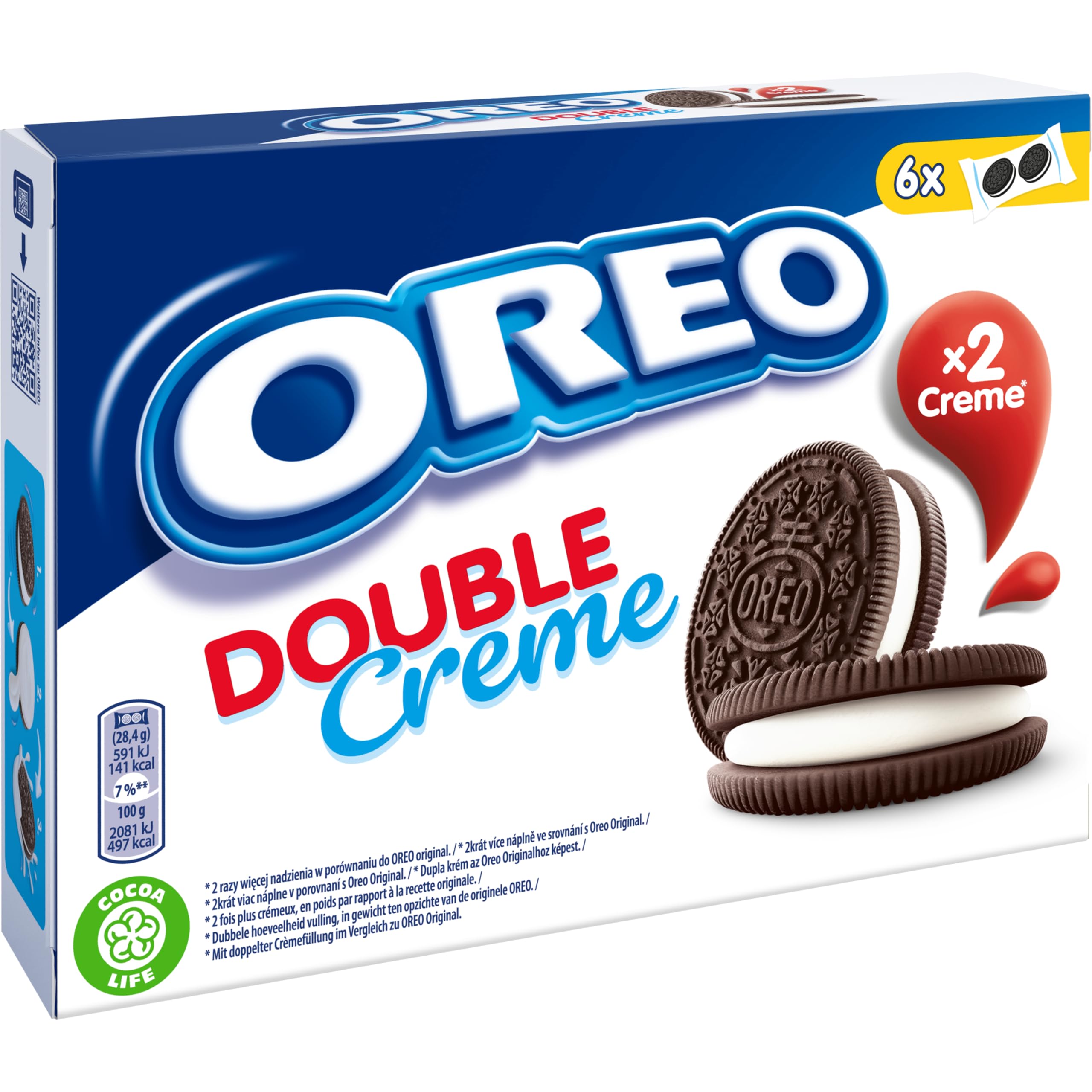 Oreo Double Krema Vanilyalı Bisküvi 170 gr : Amazon.com.tr