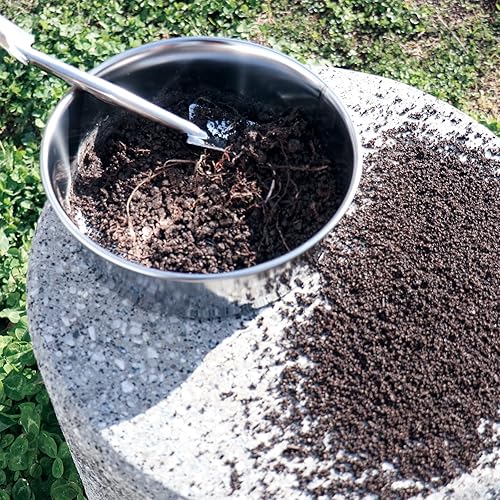 Miniatura 9 de Wazakura Juego de macetas de acero inoxidable con 3 piezas de tamiz de tierra y cuchara de tierra, 3 tamaños de filtro de malla intercambiables, kit