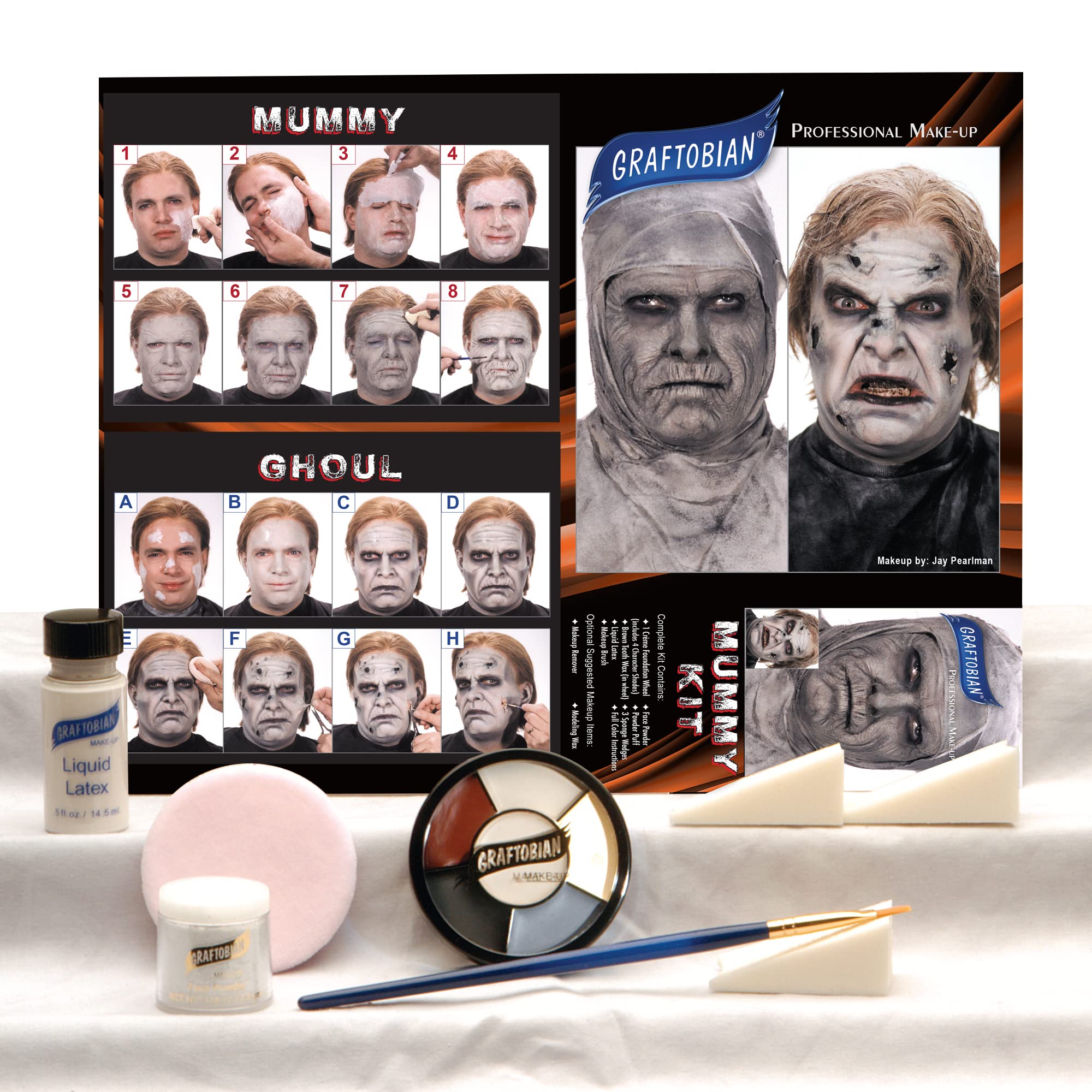 Kit completo de maquillaje profesional con instrucciones (idioma español no garantizado)
