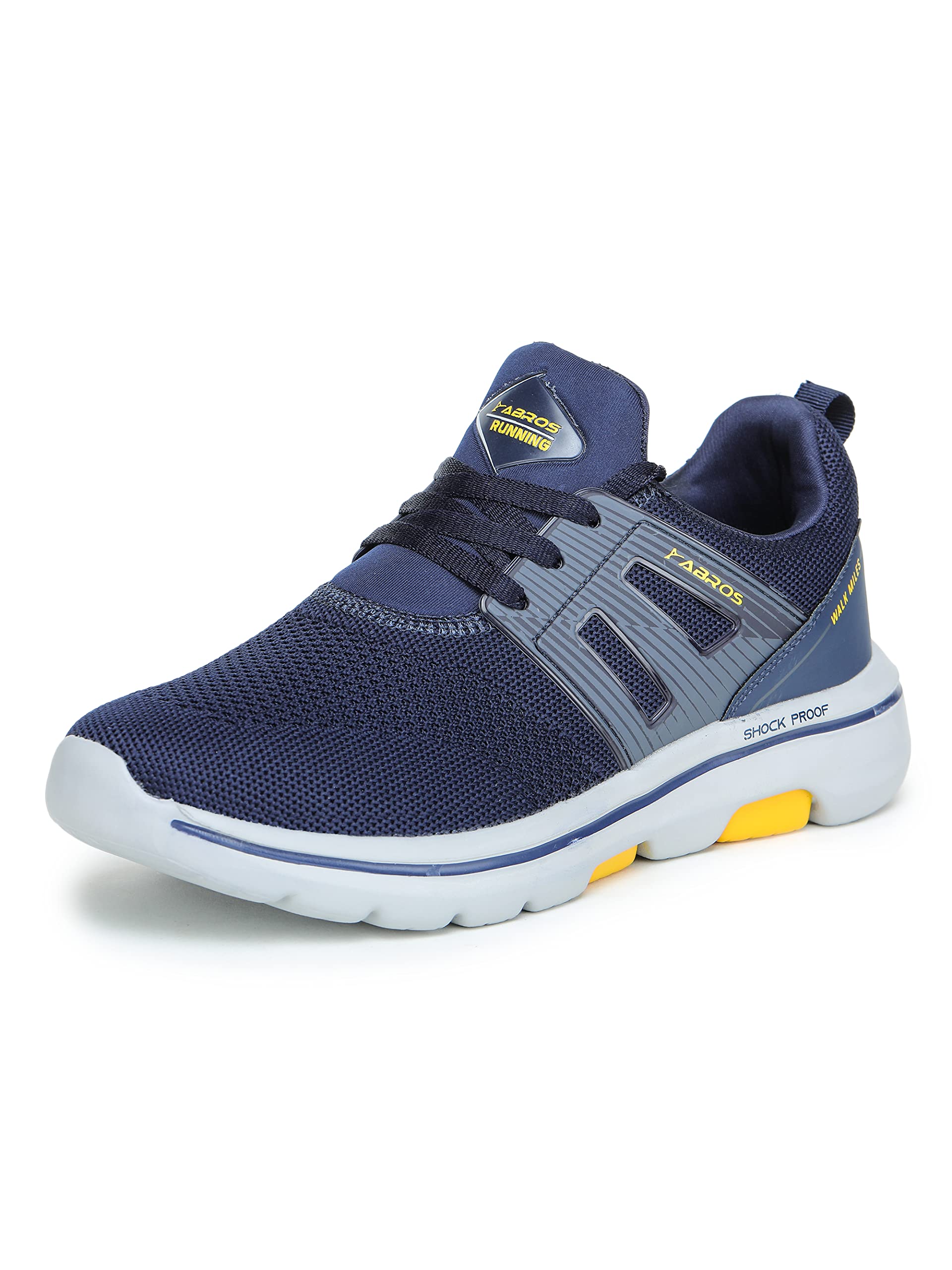 ABROS Mens Comet Pro ASSG0161A Sports Shoes- Navy/Mustard -7UK (B09X38RHM3) Amazon Price History, Amazon Price Tracker