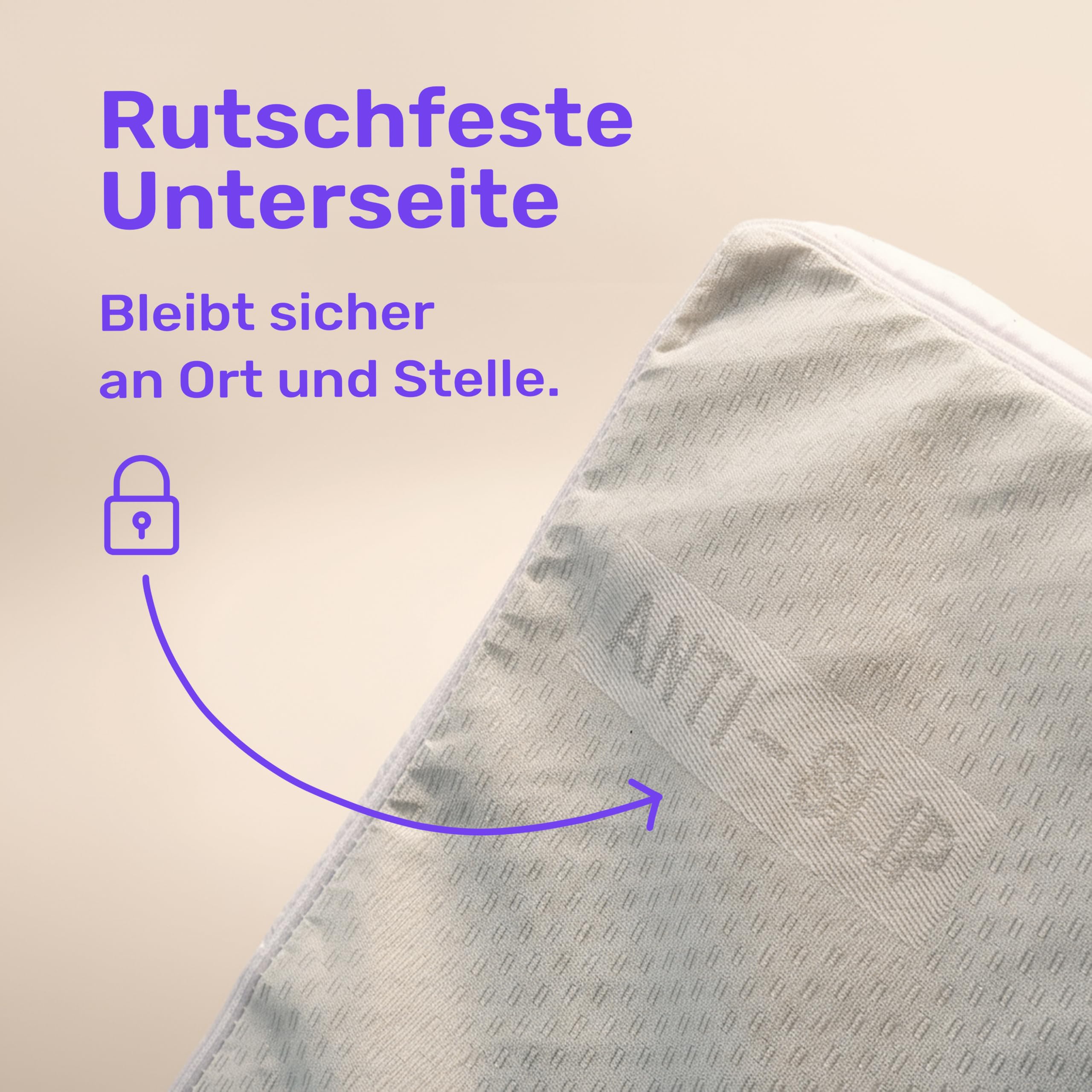 Pullman Matratzentopper 120x200 cm Komfortschaum, orthopädischer 7-Zonen Kern, ergonomisch & druckentlastend, Öko-Tex Zertifiziert, Anti-Rutsch Unterseite, Matratzen Topper mit atmungsaktivem Bezug