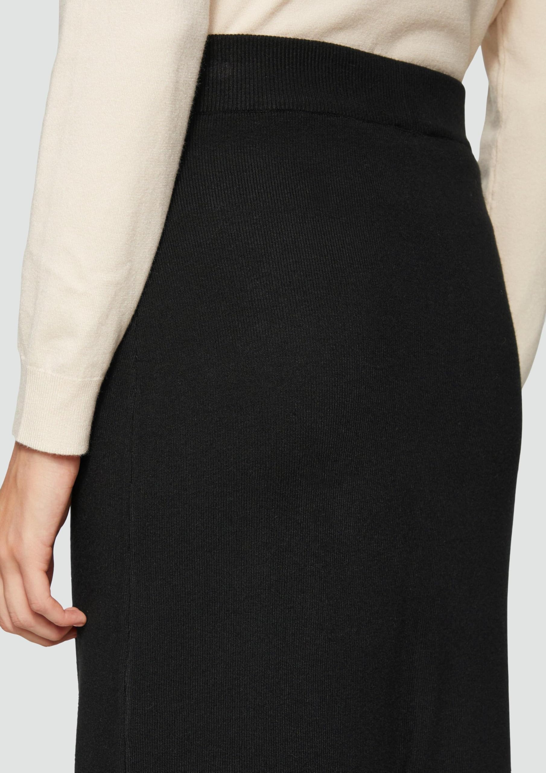 s.Oliver Elastischer Midi-Strickrock im Slim Fit