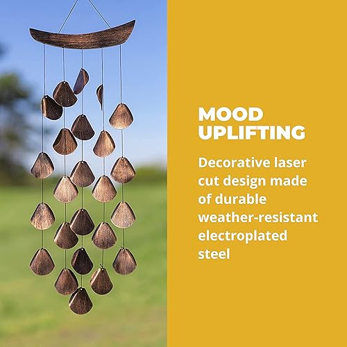 Vista 21 de VP Home Carillón de viento brillante de Buda Serenity para decoración de jardín al aire libre Buda Zen Serenidad