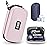 Gelozid Insulin Cooler Travel Case Diabetic Medication Insulated Cool Organizer with 2 Reusable Ice Packs for Insulin Pen and Other Diabetic Supplies, for the Daily Life and Trip, Pink Color