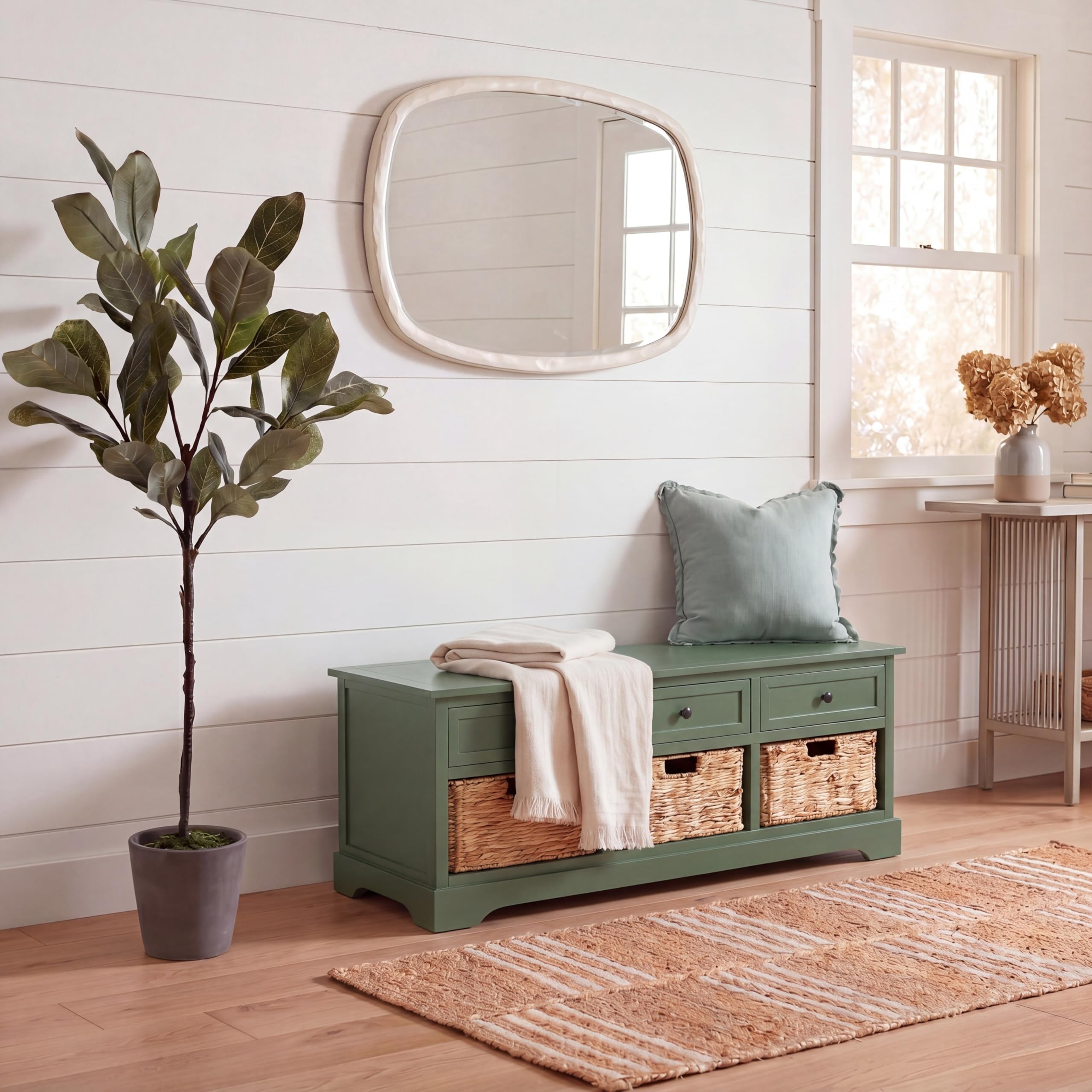 Amazon.com: SAFAVIEH Home Collection – Damien Dusty Green 6-Drawer