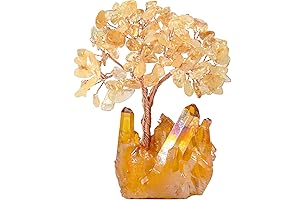 Citrine Crystal Tree of Life: Attract Abundance & Healing Energy