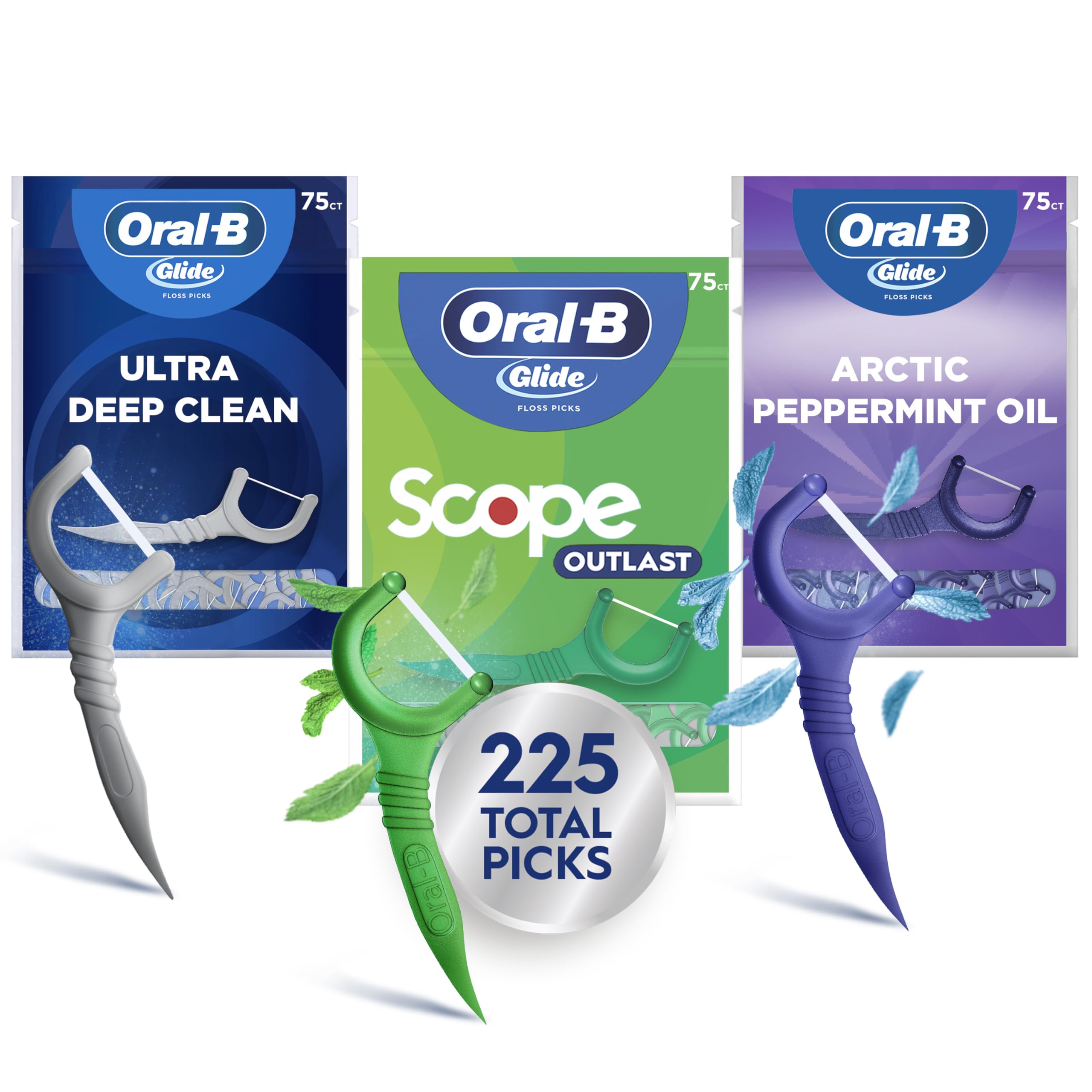 Oral-B Glide Dental Floss Picks Variety Pack - dental floss and picks | Mubboo