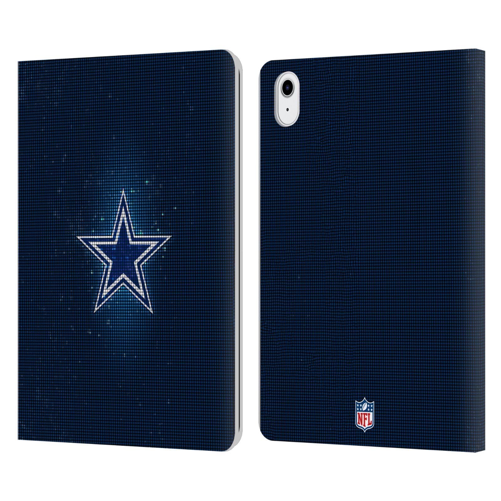 Carcasa cuero iPad Air 2020 funda libro NFL Dallas Cowboys LED art 7