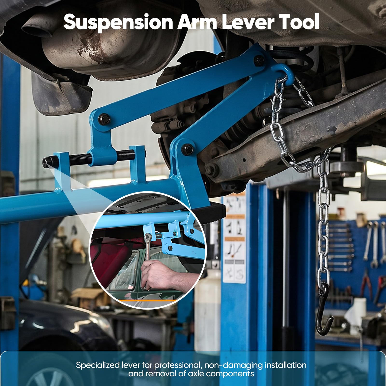 Herramienta Para Palanca Brazo Control, Separador Cojinetes Rueda Cadena Para Automóviles Barra Herramientas Reparación Automóviles Cojinetes Rueda Para Brazo Control Suspensión Y Chasis Vehículos