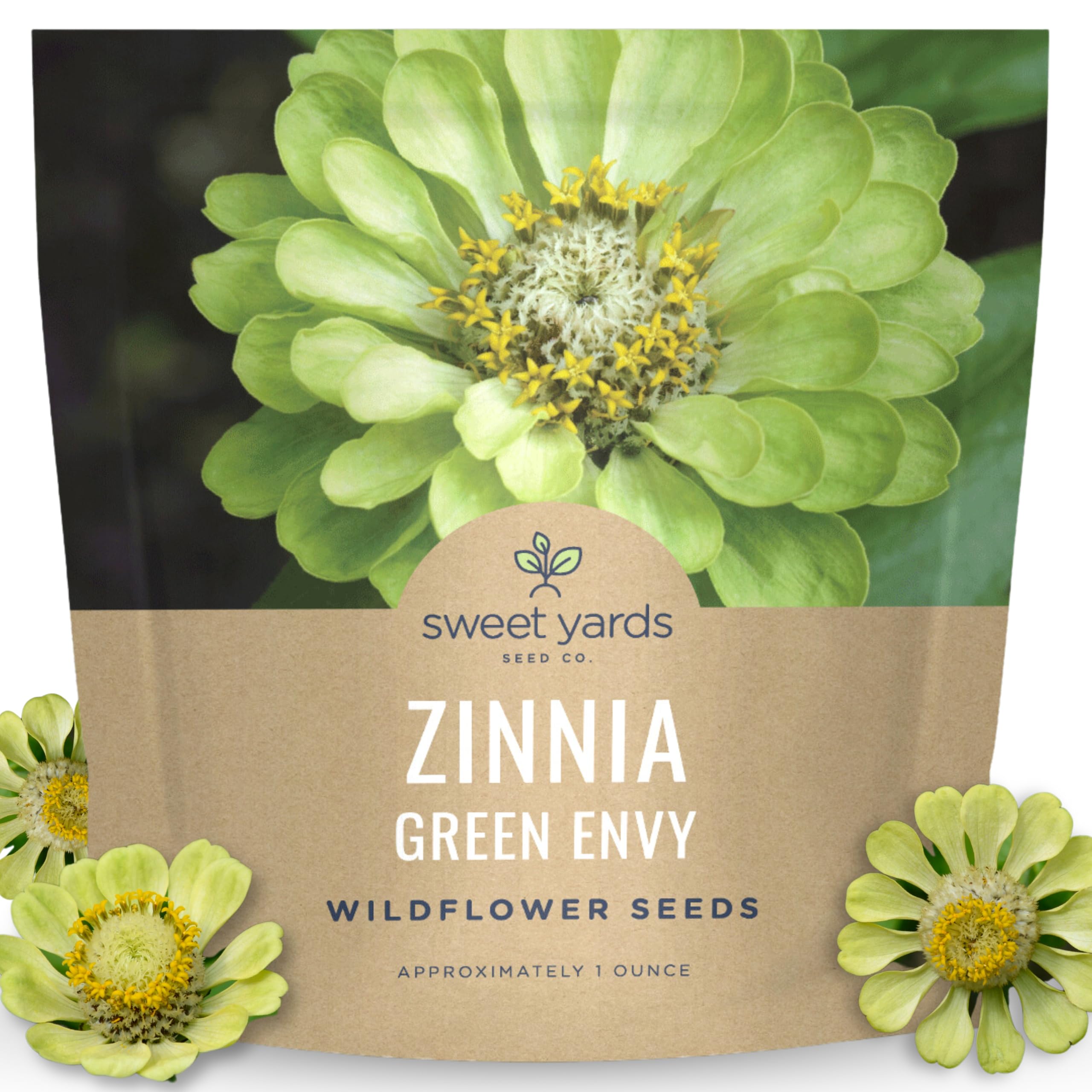 Flower Seeds Zinnia Envy Elegans Lime Green – Rare Color, 200 Non-GMO  Seeds, Attracts Butterflies Tulip Bulbs, image size:2560x2560