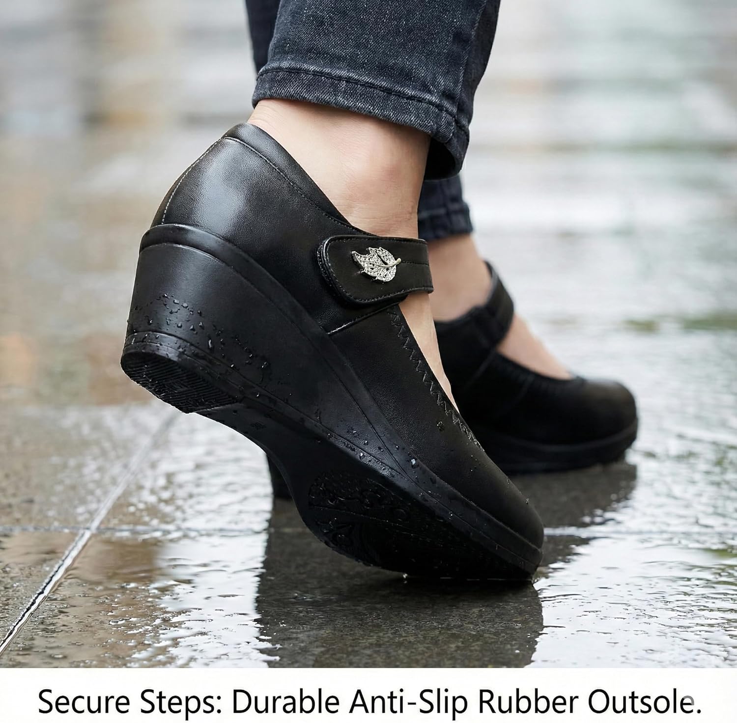 Classic Orthopedic Shoes, Fashion Comfort Casual Dress Flats, Soft Sole Lightweight Anti-Slip Walking Footwear - Image 2