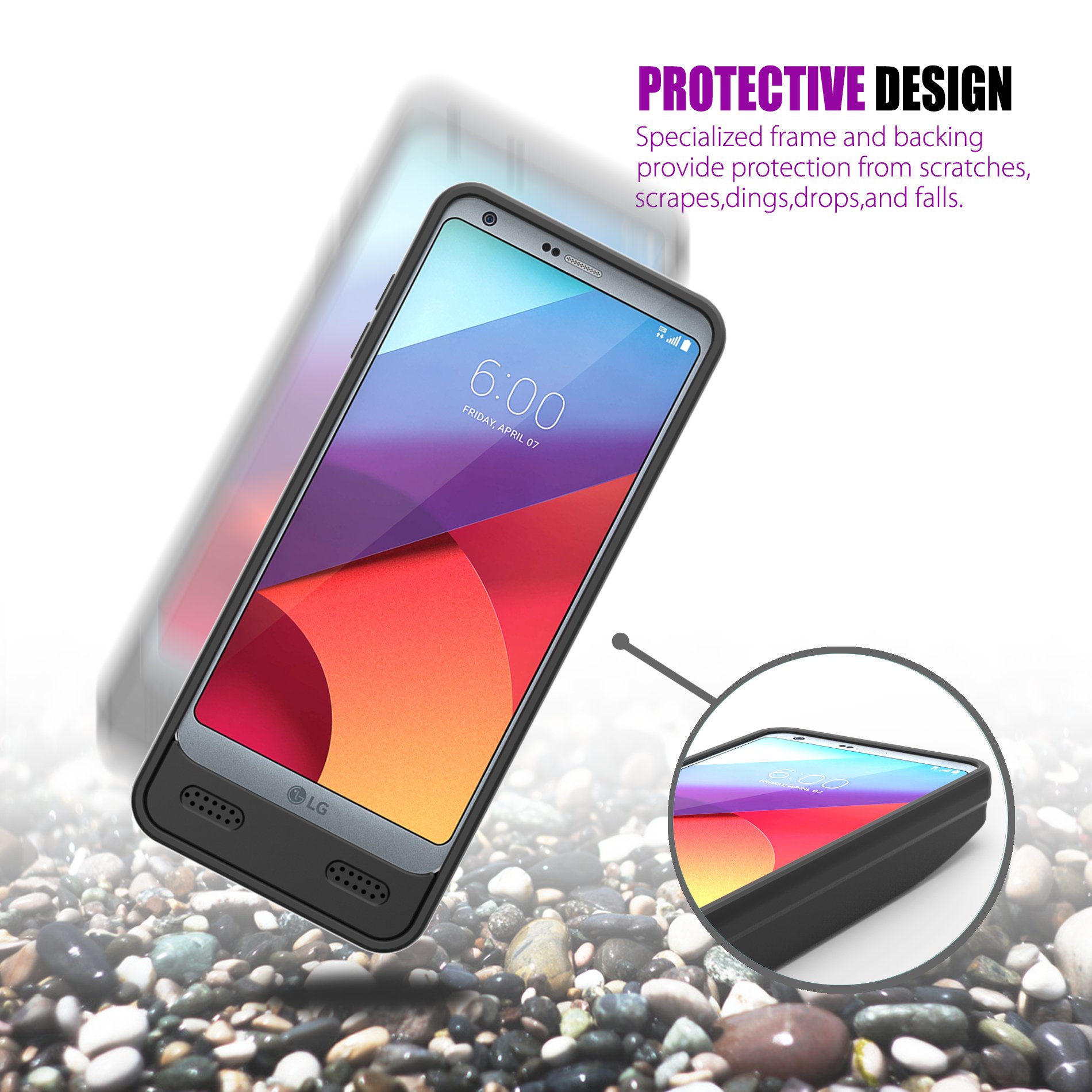 LG G6 Battery Case, ZeroLemon Ultra Power 8000mAh Extended Battery Case Rechargeable Charging